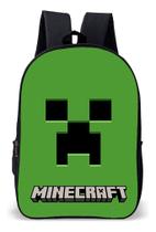 Mochila Infantil Escolar Simples Lançamento Jogo Game Craft