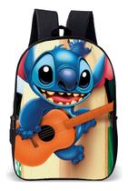 Mochila Infantil Escolar Simples Novidade Ohana Lilo Familia Lançamento