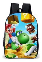 Mochila Infantil Escolar Simples Tema Bros Jogo Game Mario Mochila Infantil Escolar Simples Tema Bros Jogo Game Mario