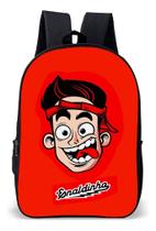 Mochila Infantil Escolar Simples Tema Enal Youtuber Dinho Lançamento