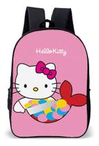 Mochila Infantil Escolar Simples Tema Gatinha Kitty Helo Mochila Infantil Escolar Simples Tema Gatinha Kitty Helo