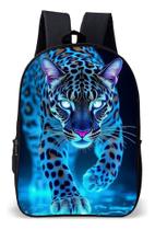 Mochila Infantil Escolar Simples Tema Tigre Vibrantes Cores