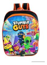 Mochila Infantil Escolar Stumble Guys Costas Grande Meninos