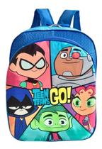 Mochila Infantil Escolar Teen Go Jovens Titans Costas Tam M F5