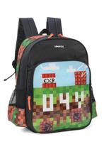 Mochila Infantil Escolar Up4You Luxcel Pixel Is37761Up Preto