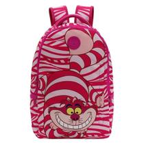 Mochila Infantil Escolar Xerys Disney Alice Gato Listrado - Xeryus