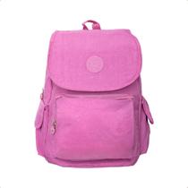 Mochila Infantil Escolar Yins Kids Crinkle YS41049 Compartimento Externo Bolsos Laterais Em Tela Alças Ajustáveis Leve