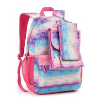 Mochila Infantil + Estojo e Garrafa Seanite MI42104