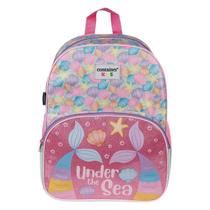 Mochila Infantil Feminina Container Kids Sereia Rosa - 13075 Mochila Infantil Feminina Container Kids Sereia Rosa - 13075
