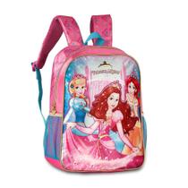 Mochila Infantil Feminina Costas Escolar Princesas - Clio