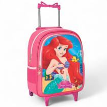 Mochila Infantil Feminina Escolar Rodinha Menina Grande Reforçada