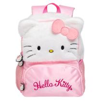 Mochila Infantil Feminina Hello Kitty Cetim Brilhante Luxo - Mochila Infantil Feminina Hello Kitty Cetim Brilhante Luxo -