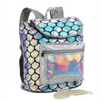 Mochila Infantil Feminina Paetê Sereia Seanite mi14507