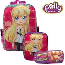 Mochila Infantil Feminina Tam G Passeio Polly Pocket Toys 2U