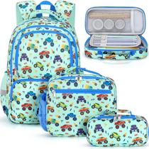 Mochila infantil Fimibuke impermeável com lancheira e estojo para lápis Mochila infantil Fimibuke impermeável com lancheira e estojo para lápis