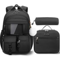 Mochila Infantil Fimibuke Impermeável com Lancheira e Estojo Mochila Infantil Fimibuke Impermeável com Lancheira e Estojo
