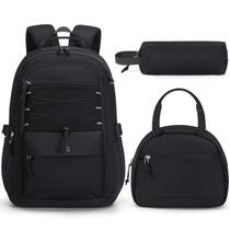 Mochila infantil Fimibuke para meninas impermeável com lancheira e caneta Mochila infantil Fimibuke para meninas impermeável com lancheira e caneta