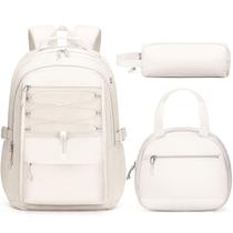 Mochila infantil Fimibuke para meninas impermeável com lancheira e caneta Mochila infantil Fimibuke para meninas impermeável com lancheira e caneta