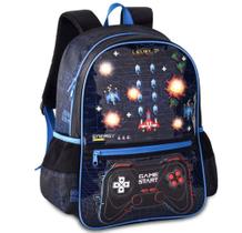 Mochila Infantil Game Interativa Com Luzes Game Start Escolar Menino Clio