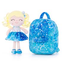 Mochila Infantil Gloveleya com Boneca Pelúcia - 23cm