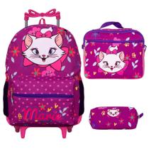 Mochila Infantil Grande de Rodinhas Marie Menina Lançamento