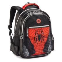 Mochila Infantil Homem Aranha Spider Man Grande Resistente Costas