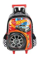 Mochila Infantil Hot Wheels com Rodinhas e Alças - Versátil e Durável