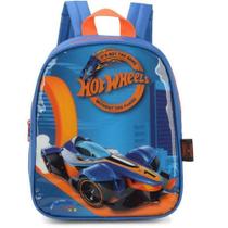 Mochila Infantil HOT Wheels Petit P Azul - Luxcel Mochila Infantil HOT Wheels Petit P Azul - Luxcel