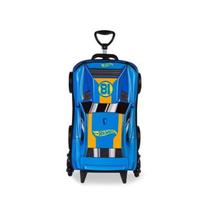 Mochila Infantil Hotwheels D-Muscle Azul Maxtoy Rodinha Tripla Mochila Infantil Hotwheels D-Muscle Azul Maxtoy Rodinha Tripla