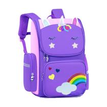 Mochila Infantil HT HONOR. TRUST - Para Meninas de 4 a 7 Anos (Roxa)