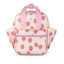 Mochila Infantil Itzy Ritzy Morango - Alças Ajustáveis