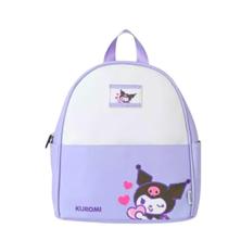 Mochila infantil kuromi resistente original sanrio miniso