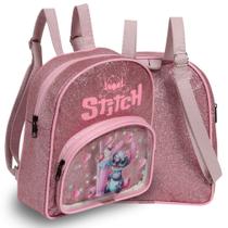 Mochila Infantil Lilo Stitch De Costas Tam P Resistente