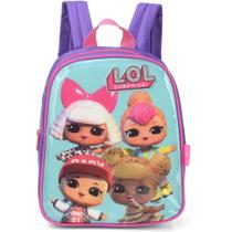 Mochila Infantil LOL Petit Pequena Roxa