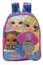 Mochila Infantil Lol Surprise Em Poliéster Grande com 40Cm da Xeryus Ref 10822