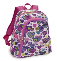 Mochila Infantil LS MO3102 com bolso frontal e 2 bolsos laterais