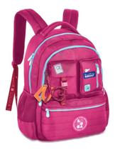 Mochila Infantil Luluca Escolar De Costas Feminina Rosa