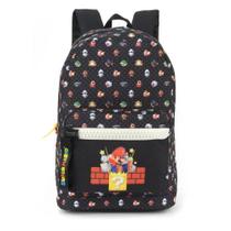 Mochila Infantil Luxcel Super Mario Preta - MS46405