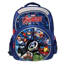 Mochila Infantil Marvel Avengers Azul - Luxcel