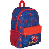 Mochila infantil Marvel Spider-Man com alças duplas azul vermelha Mochila infantil Marvel Spider-Man com alças duplas azul vermelha