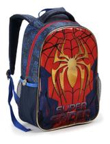 Mochila Infantil Masculina Aranha Dark Spider Costas Dl1012