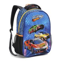 Mochila Infantil Masculina Carros Escolar Menino Costas - SEANITE