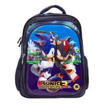 Mochila Infantil Masculina Sonic Adventure 3D Costas Toys 2U