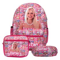Mochila Infantil Menina Barbie Passeio Grande Resistente Mochila Infantil Menina Barbie Passeio Grande Resistente