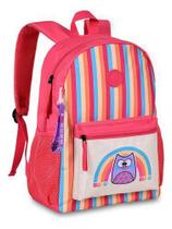 Mochila Infantil Menina Bubu E As Corujinhas Com Ziper Clio