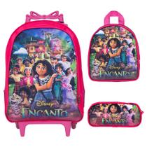 Mochila Infantil Menina Escolar Encanto Reforçada Lancheira Mochila Infantil Menina Escolar Encanto Reforçada Lancheira