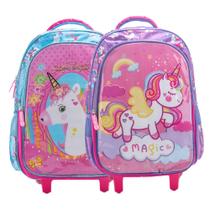 Mochila Infantil Menina Kit Escolar Mochila Lancheira Estojo Mochila Infantil Menina Kit Escolar Mochila Lancheira Estojo