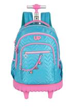 Mochila infantil menina luxcel up4you c/rodas mc49112up Mochila infantil menina luxcel up4you c/rodas mc49112up