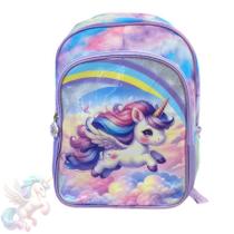 Mochila Infantil Menina Unicórnio tamanho M Fênix Nova Rio Mochila Infantil Menina Unicórnio tamanho M Fênix Nova Rio