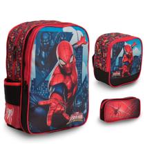 Mochila Infantil Menino Costa Spider Man Reforçada Toys 2u